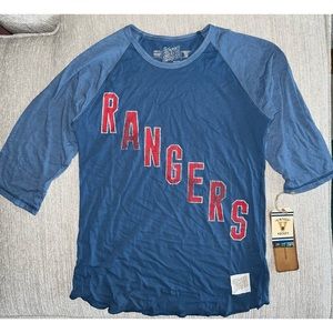 •original retro brand• New York Rangers 3/4 Tee